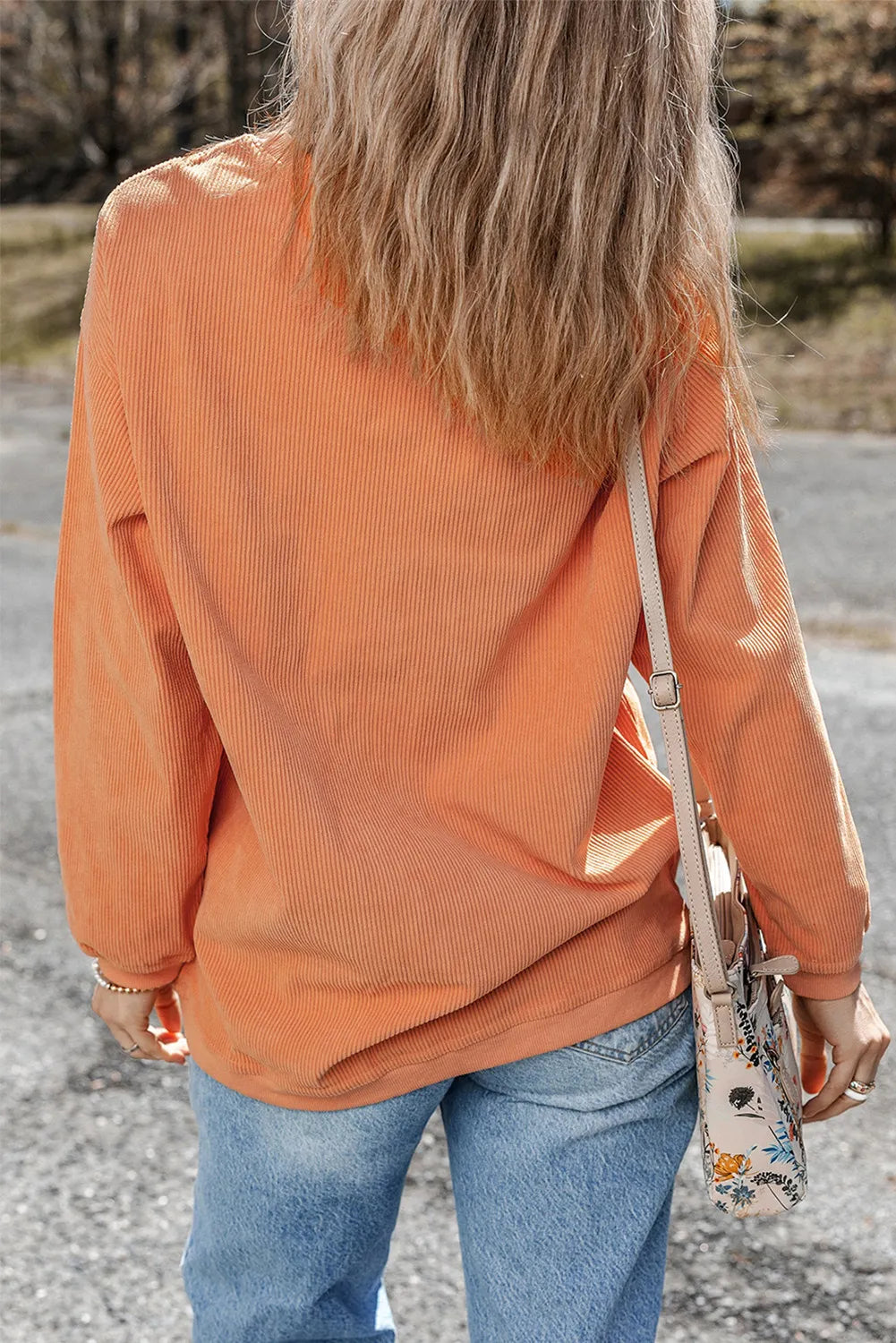 Anita® | Long sleeve crew neck sweatshirt with letter graphic