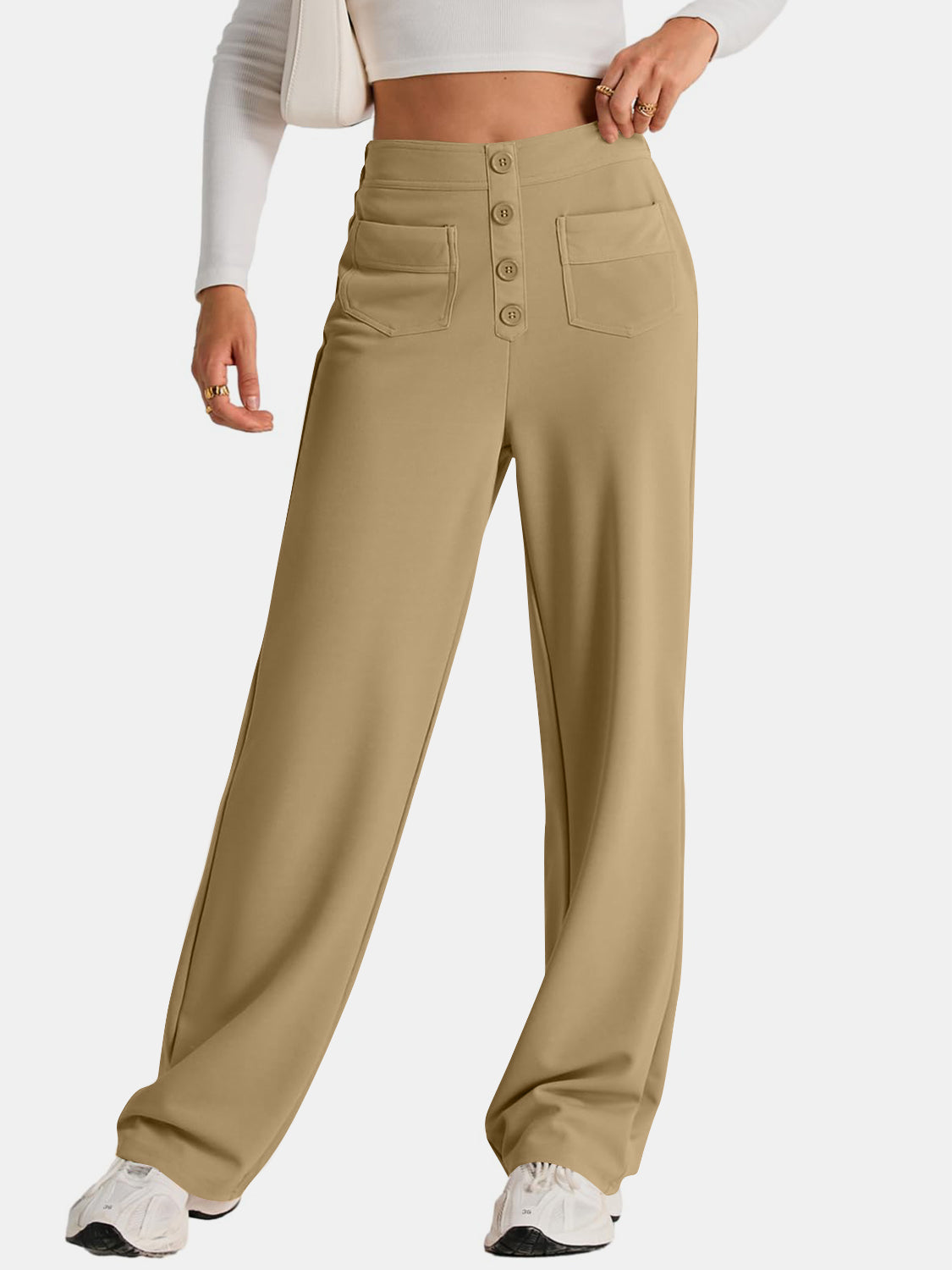 Apolonia | Wide-leg, high-waisted trousers