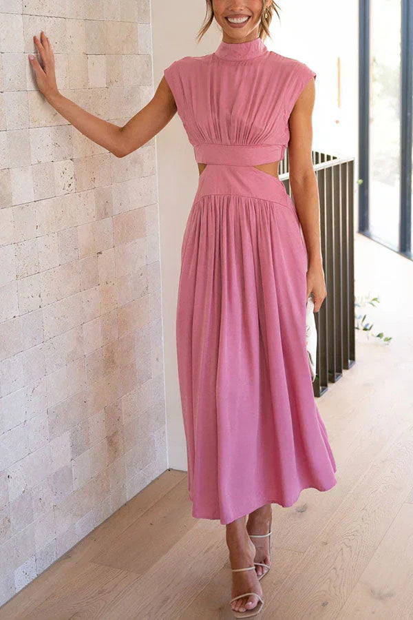 Amalia® | Pleated Maxi Dress For Women