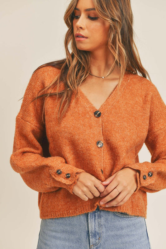 Carla® | MABLE long-sleeved cardigan with button placket