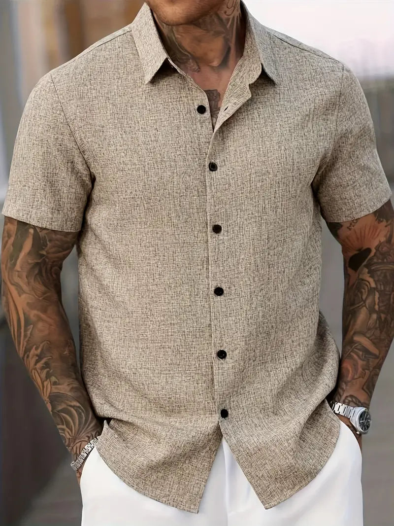 Trey | Classic Short Sleeve Shirt for Men