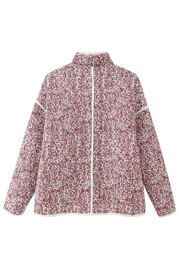 Antonia® | Floral Print Thin Pocket Cardigan Jacket
