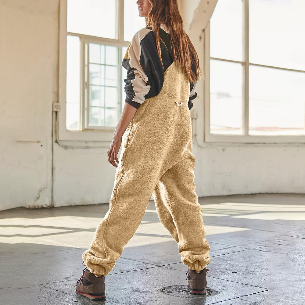 Amparo® | Adjustable Corduroy Fleece Jumpsuit