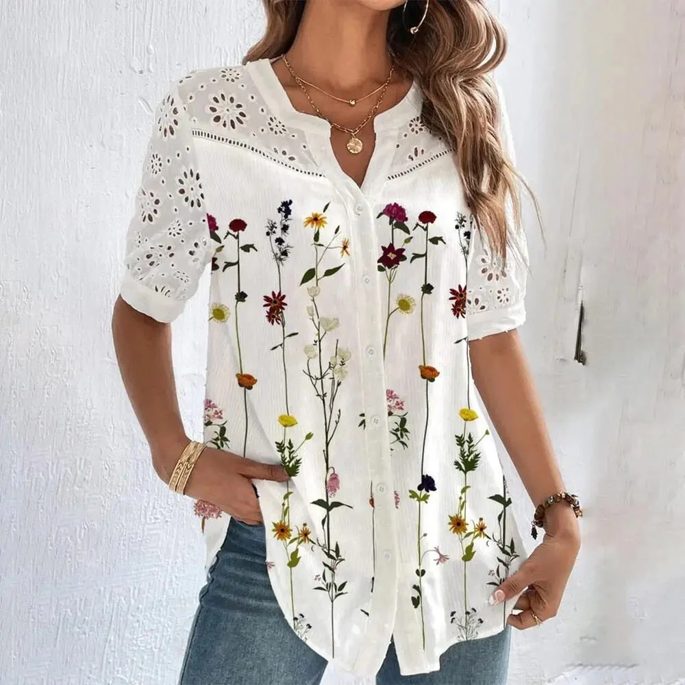 Delia® | Elegant Casual Blouse For Summer