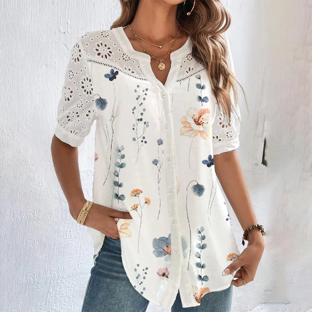 Delia® | Elegant Casual Blouse For Summer