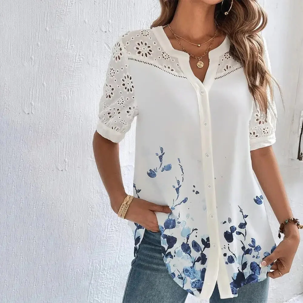 Delia® | Elegant Casual Blouse For Summer