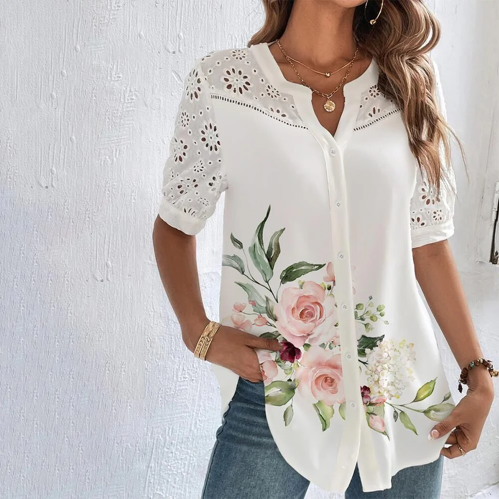 Delia® | Elegant Casual Blouse For Summer