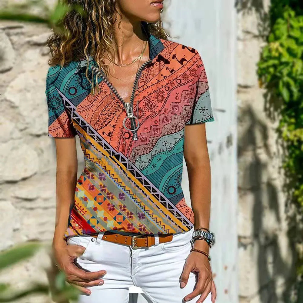Corina® | Elegant Summer Shirt With A Modern Design