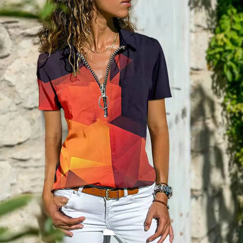 Corina® | Elegant Summer Shirt With A Modern Design