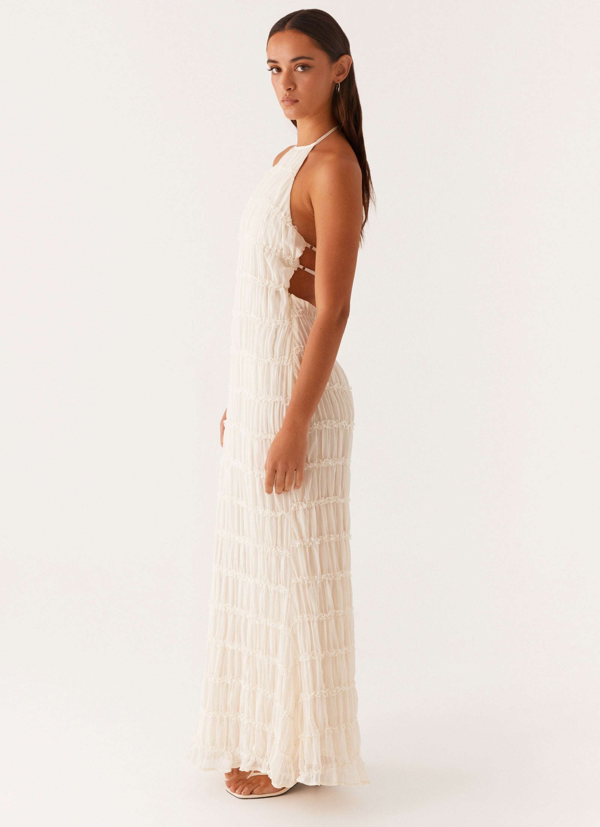 Eliza | Elegant Halter Maxi Dress