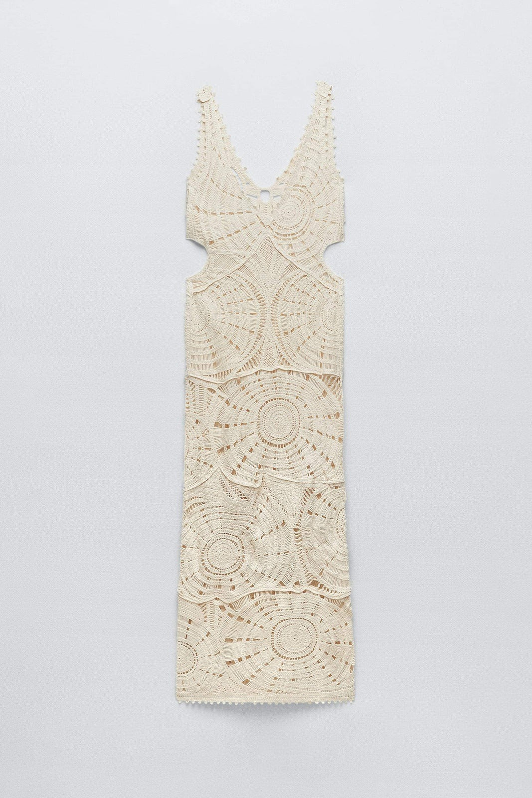 Aurora® | Maxi Dress Made Of Crochet Cut-Outs