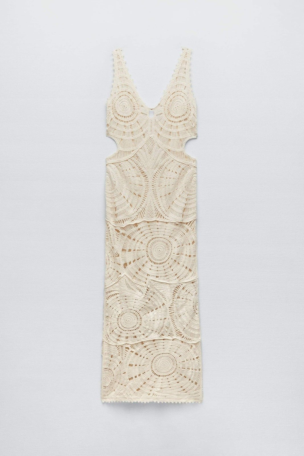 Aurora® | Maxi Dress Made Of Crochet Cut-Outs