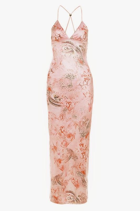 Brigida® | Printed butterfly maxi dress