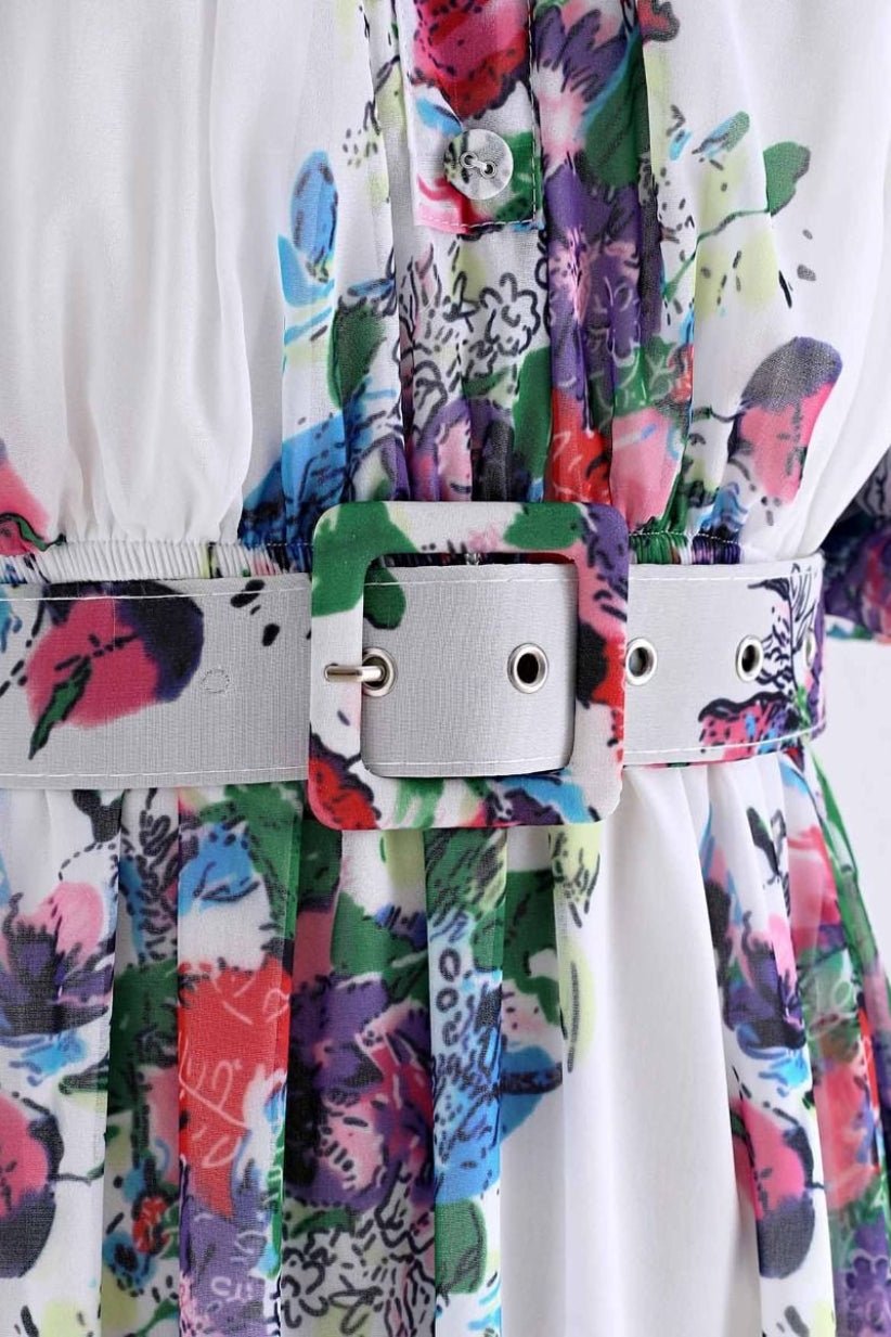 Cecilia® | Printed off-the-shoulder maxi dress