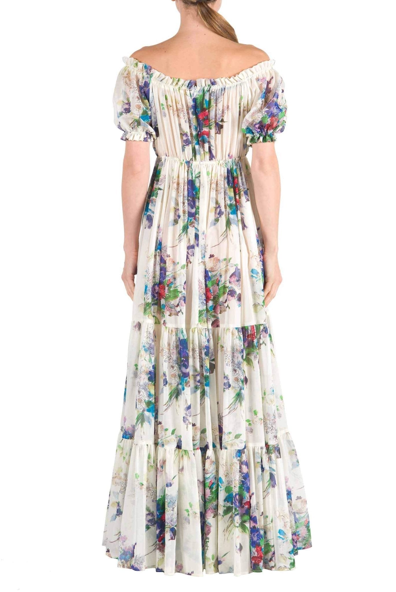 Cecilia® | Printed off-the-shoulder maxi dress