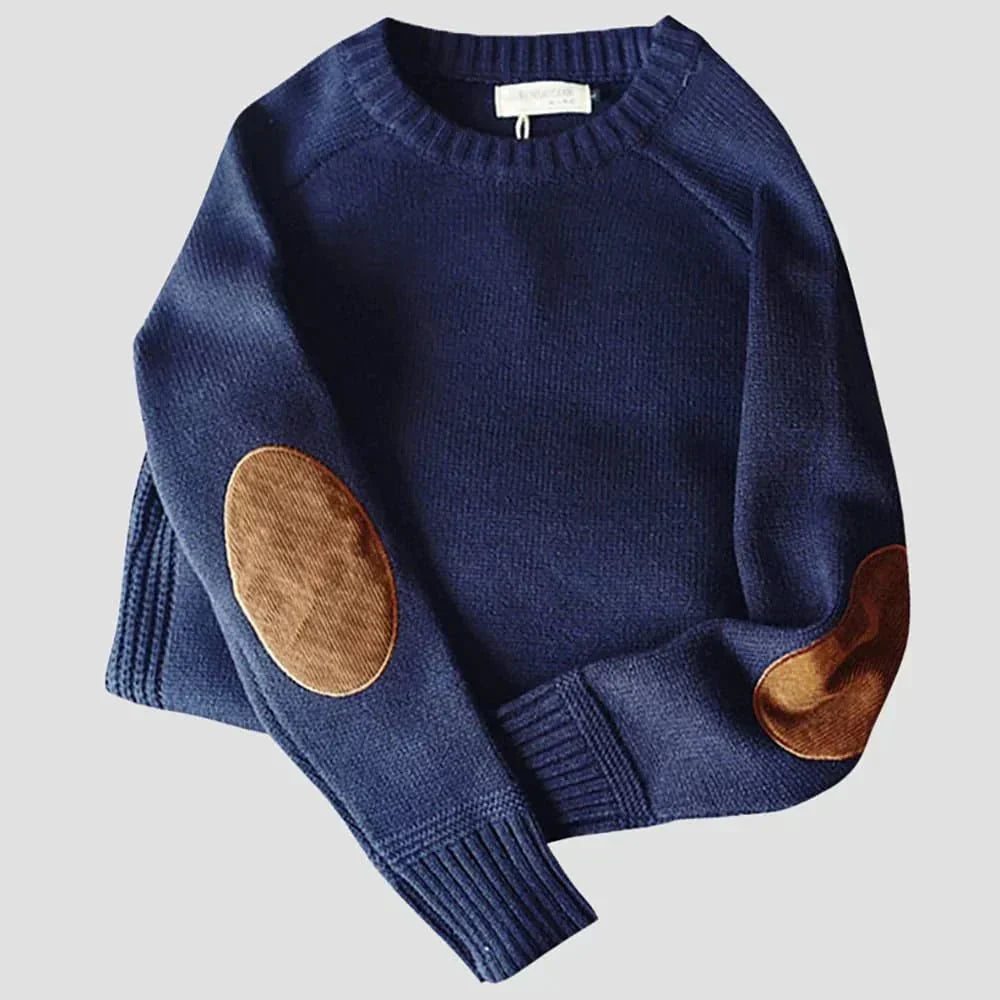 Floyd | Men's Crew Neck Elbow Patch Sweater