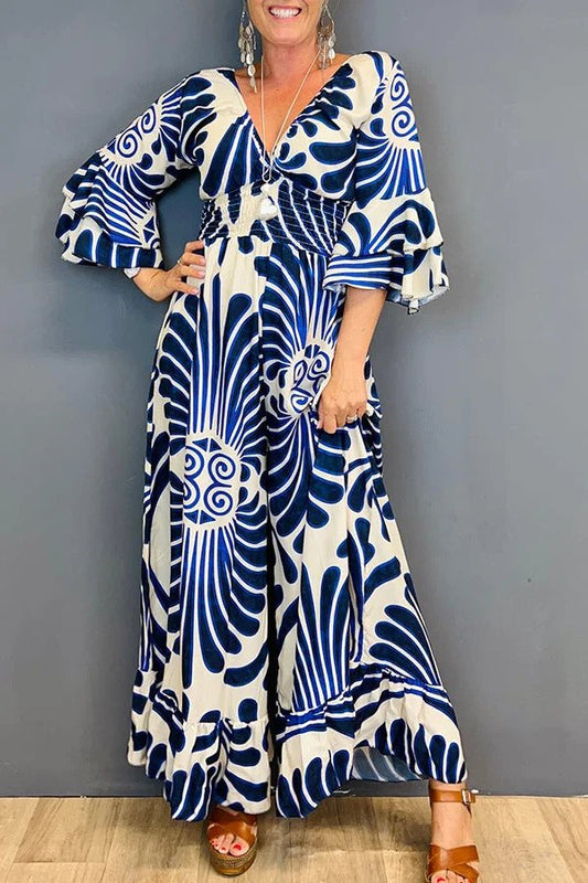 Asthore® | Elegant floral print dress