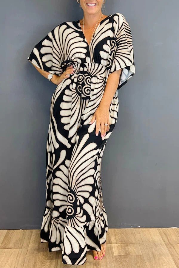Asthore® | Elegant floral print dress
