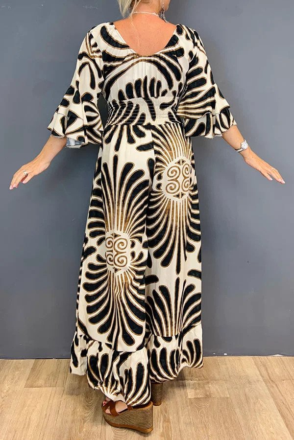 Asthore® | Elegant floral print dress