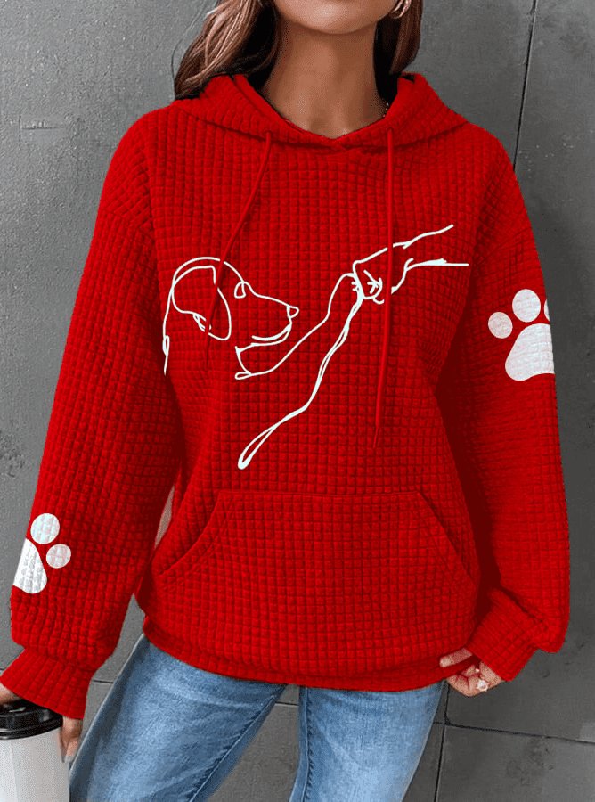Clarisa | Knitted dog hoodie for women