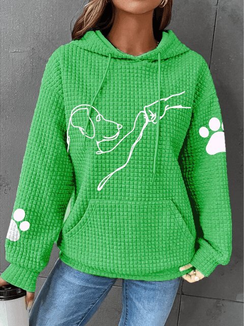 Clarisa | Knitted dog hoodie for women