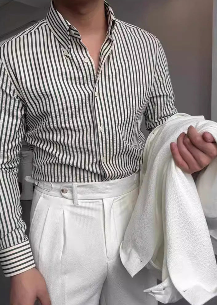 Tomas | Men's Long Sleeve Button-Down Shirt