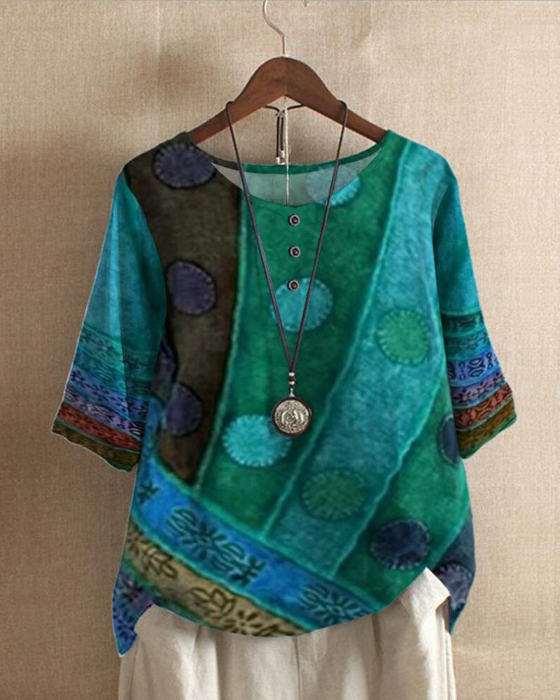 Camila® | Casual half sleeve top