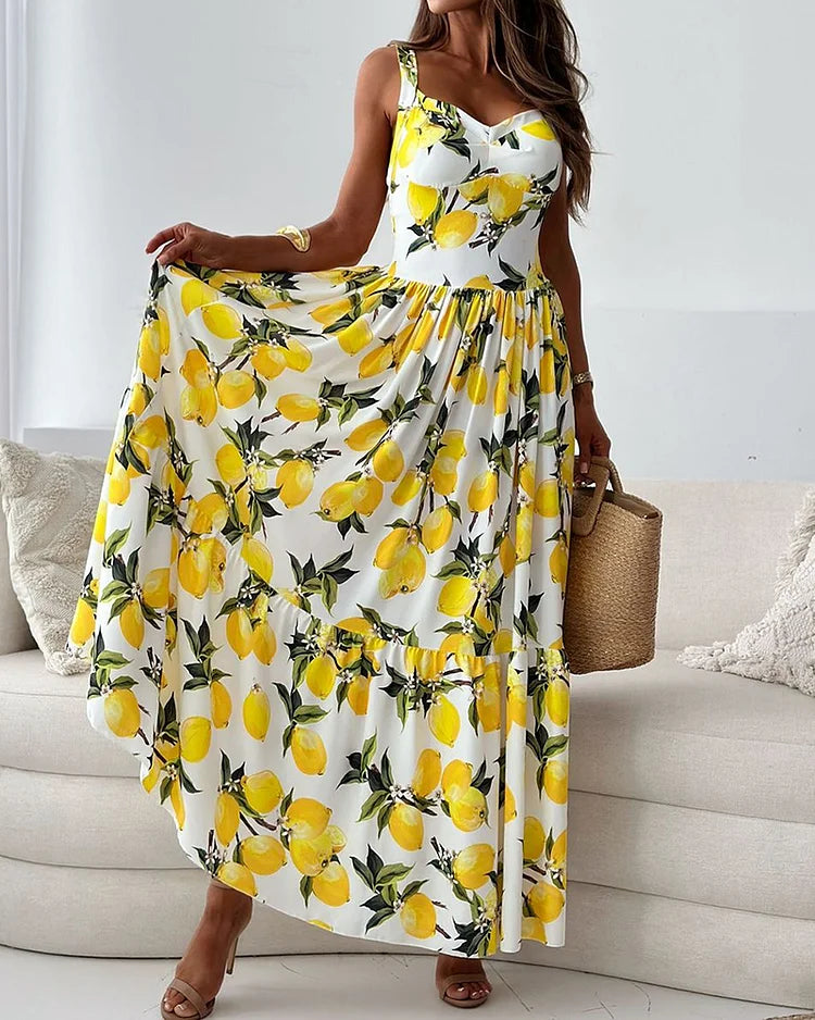 Dahlia® | Long printed dress