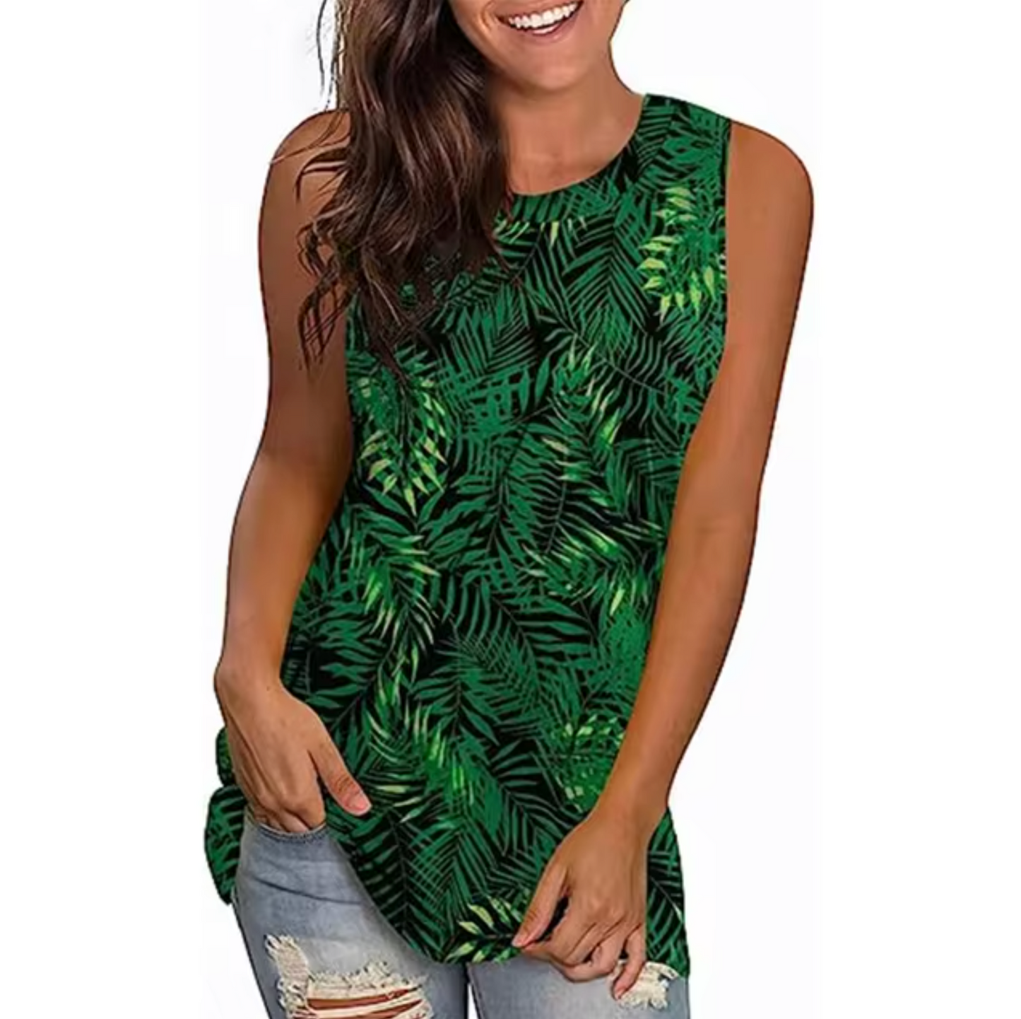 Eliana® | Floral Print Tank Top