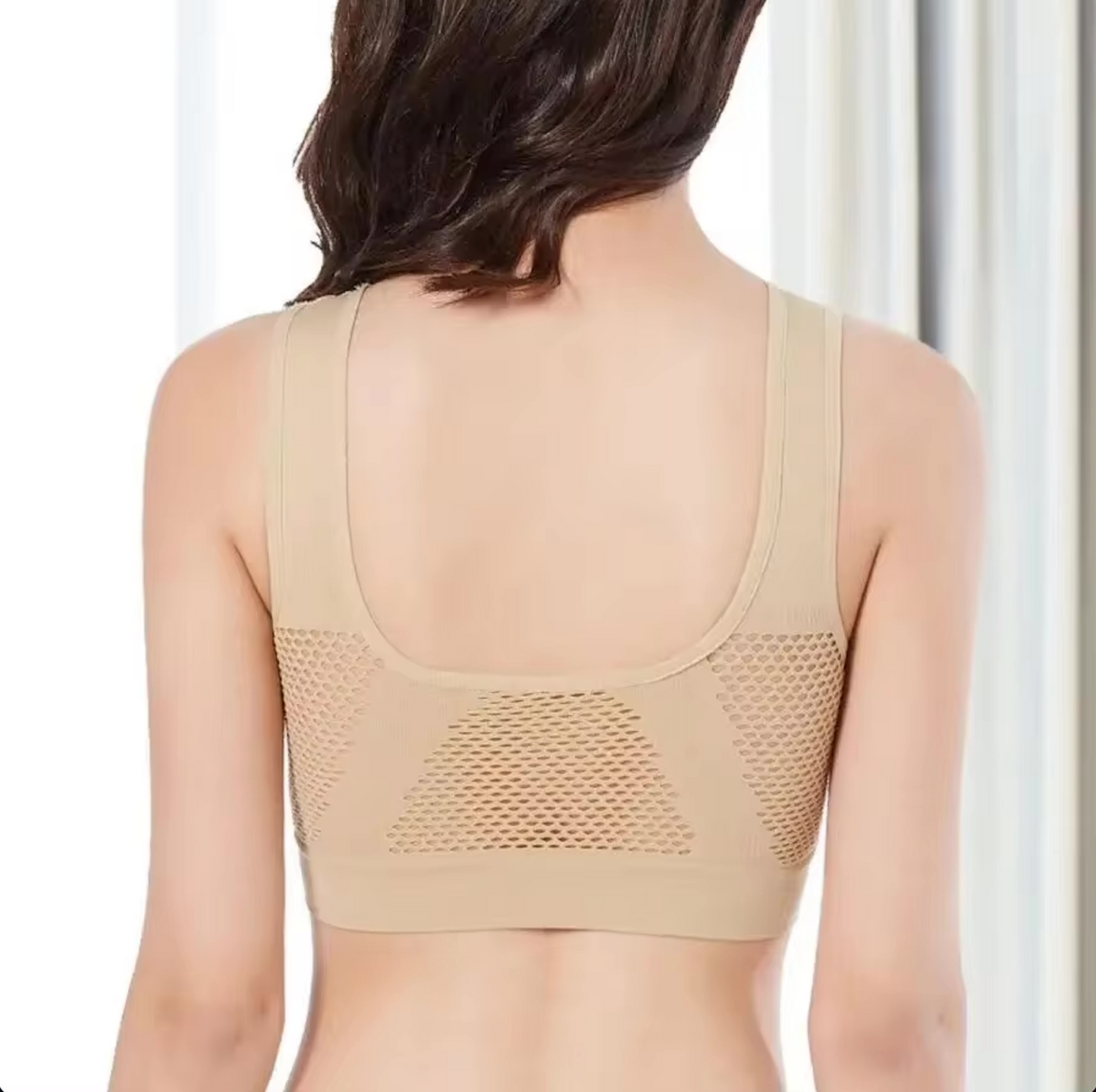 Audrey® | Seamless mesh sports bra