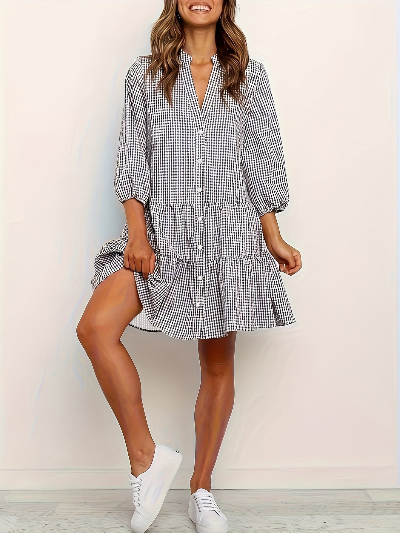 Gina | Playful Striped Dress for Summer