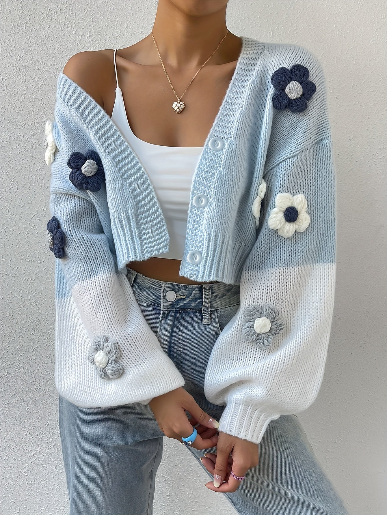 Carina® | Elegant and stylish floral cotton knitwear