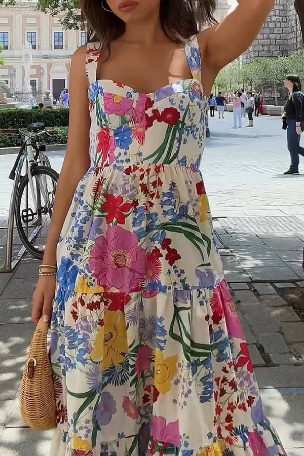 Carla® | Casual floral print summer dress