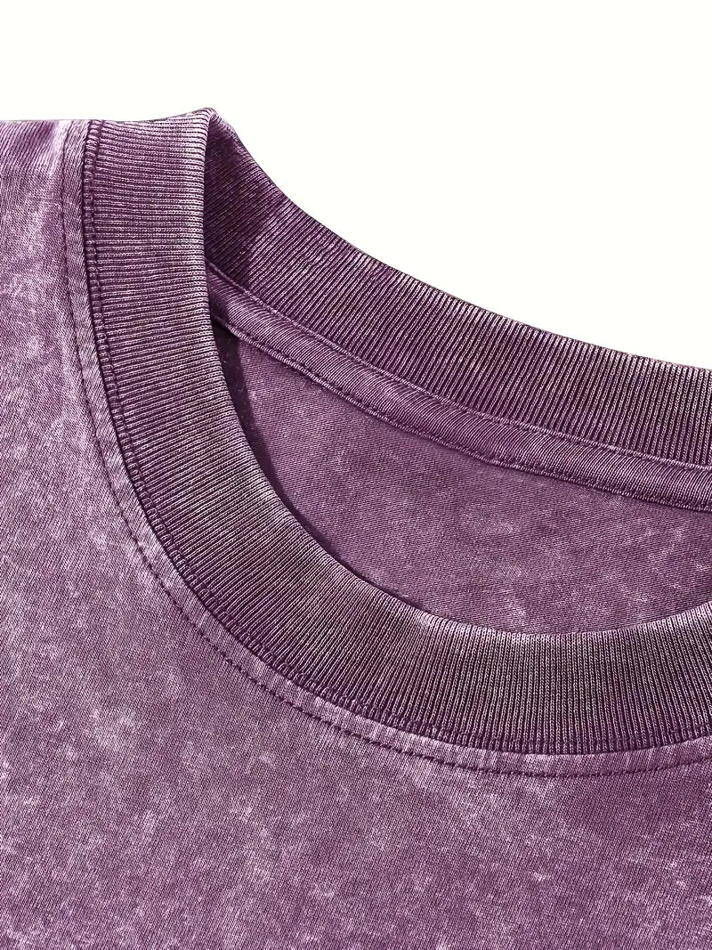 Elisa® | Crew Neck Cotton T-Shirt