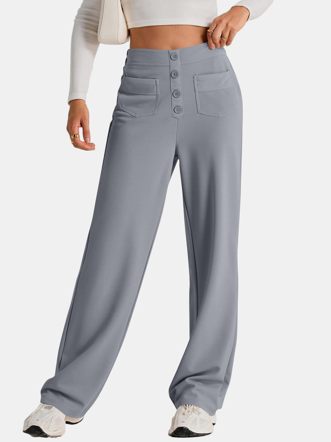 Apolonia | Wide-leg, high-waisted trousers