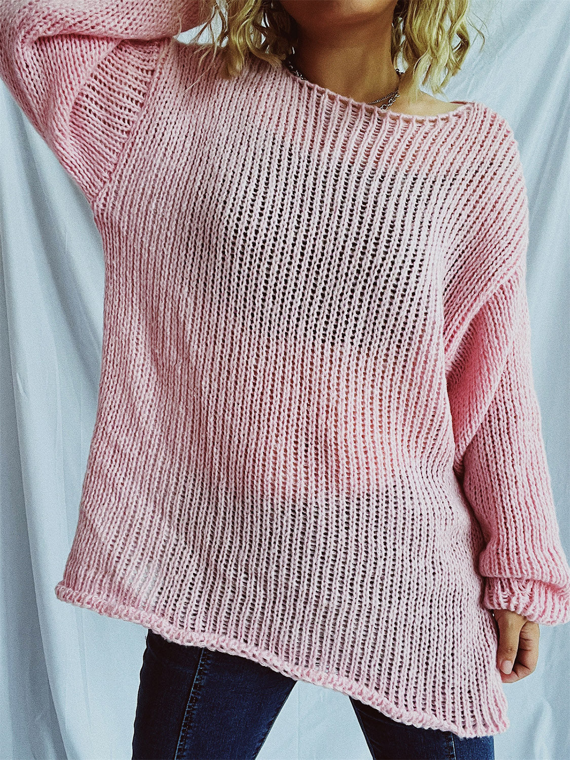 Bernadette® | Sweater with a boat neckline and dropped shoulders