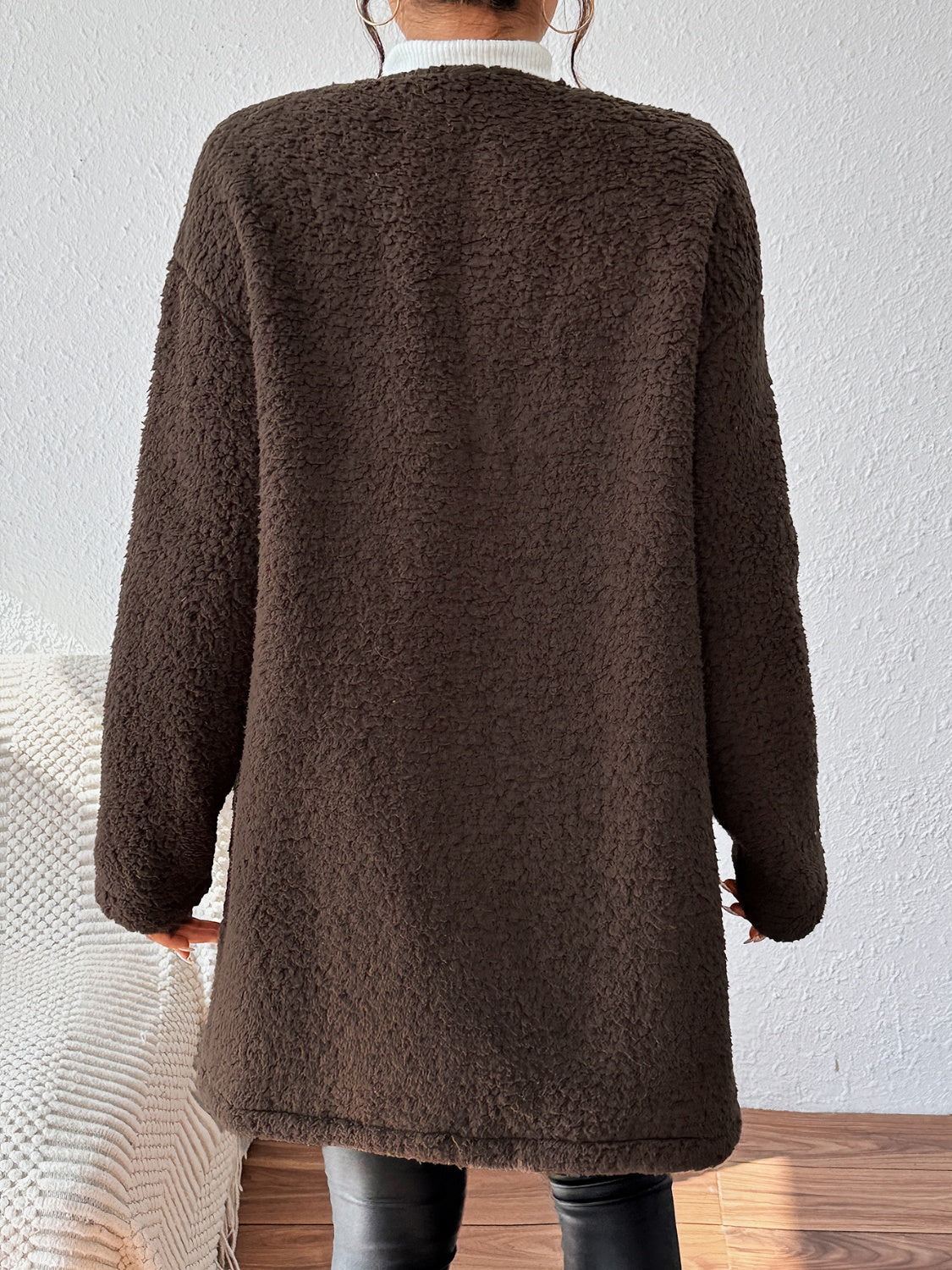 Annika® | Long sleeve open front winter coat