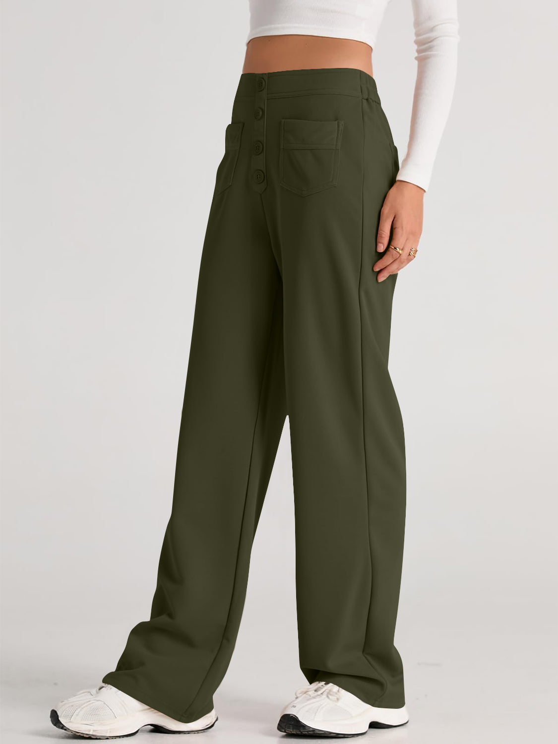Apolonia | Wide-leg, high-waisted trousers