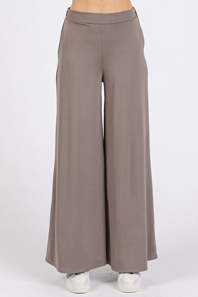 Diana® | Stretch trousers with wide legs and an elastic waistband