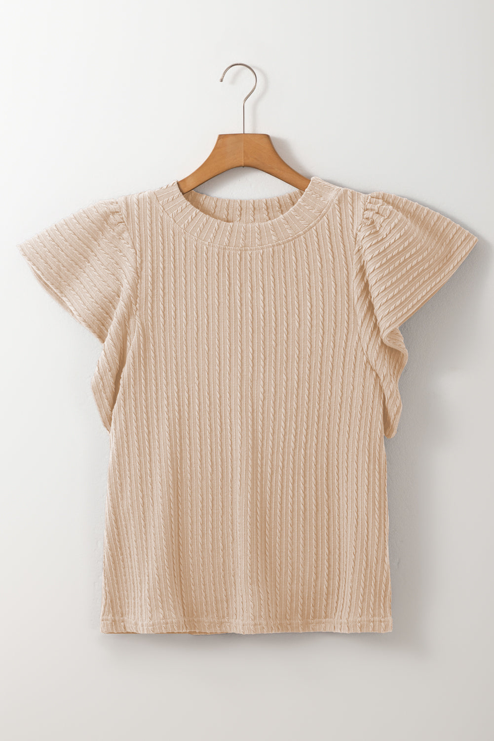 Catalina® | Structured top with a crew neck and cap sleeves