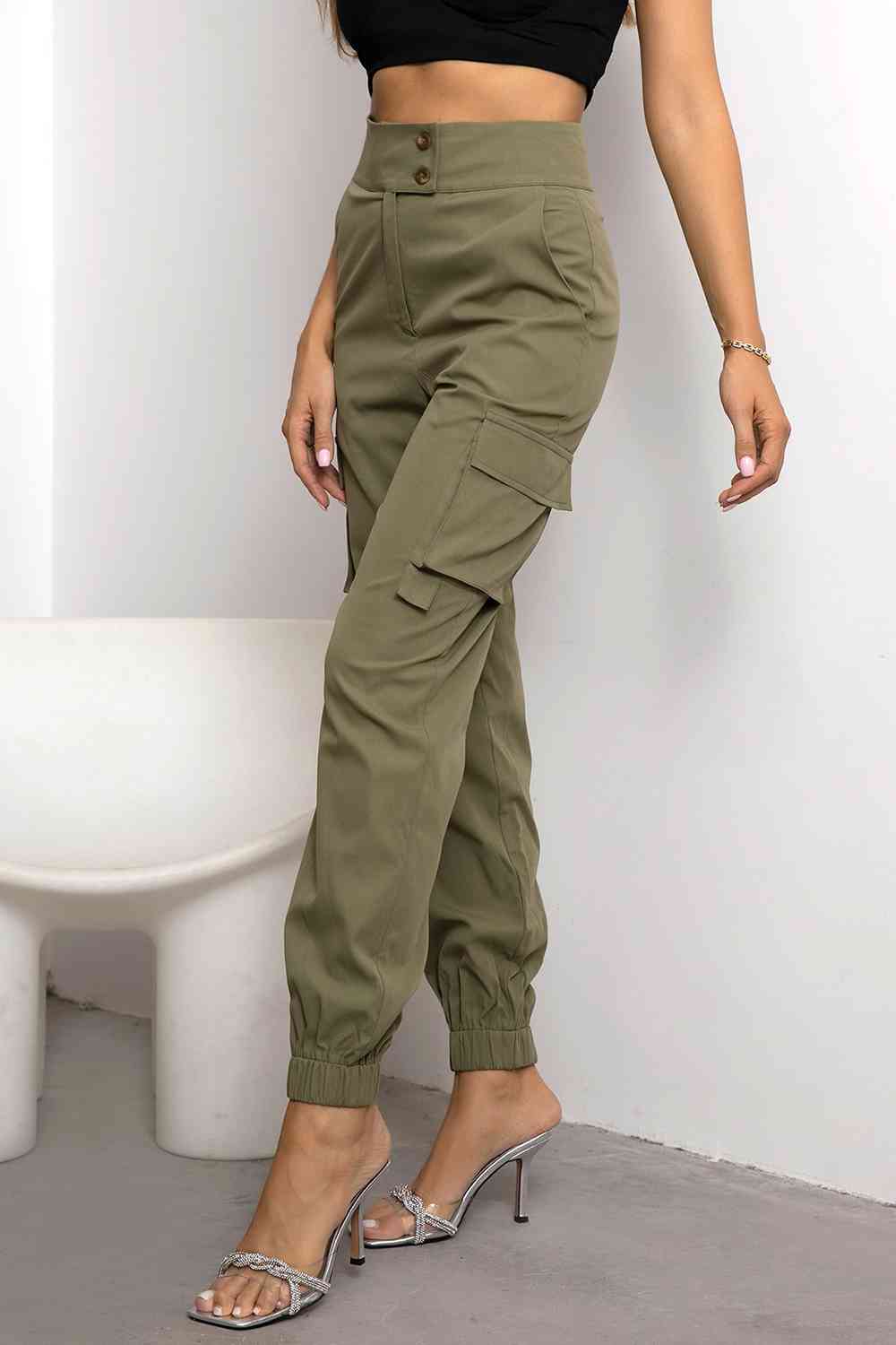Bellanca® | High-Waisted Cargo Pants