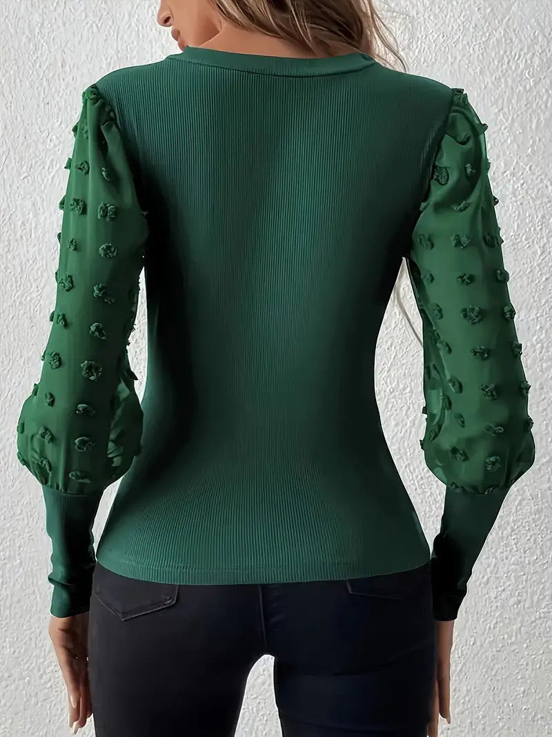 Browning® | Slim Fit Blouse With Swiss Dots