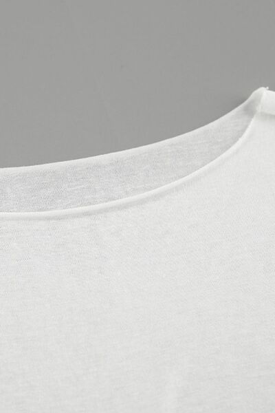 Clementine® | Ruffled long-sleeved blouse with a round neckline