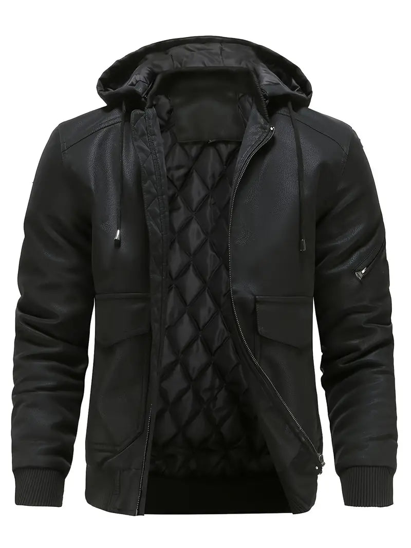 Kyle | Men's Hooded Bomber Jacket