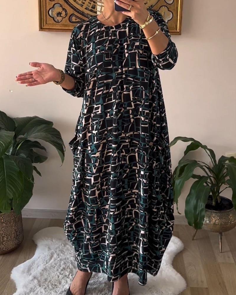 Amalia® | Long Retro Style Dress