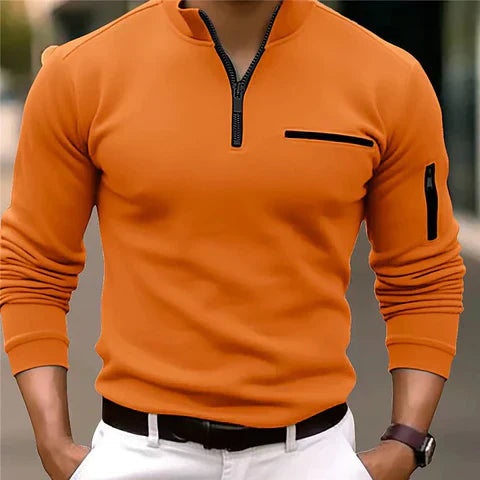 Louie | Modern Zip-Up Pullover for Comfort and Style