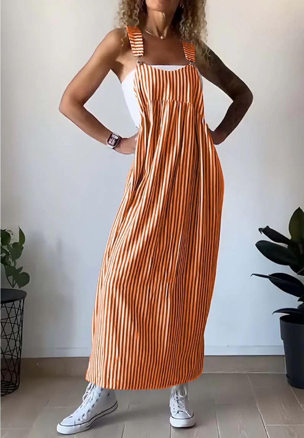 Beatriz® | Striped casual jumpsuit