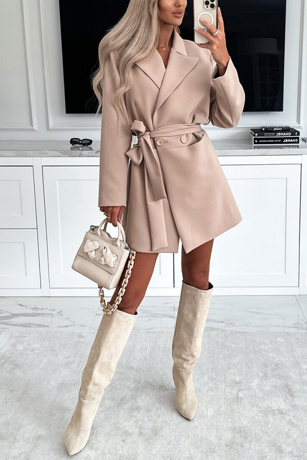 Dafne® | OLESYA LONG BEIGE JACKET