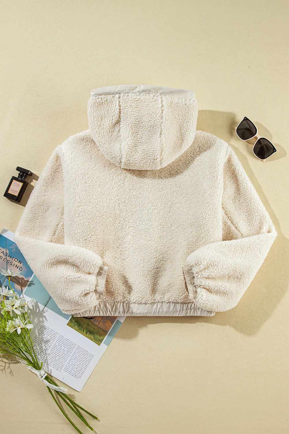 Claudine® | Long sleeve hooded jacket with zip fastening