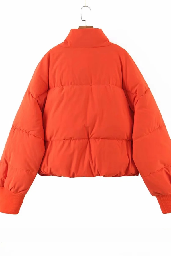 Brianna® | Stand Collar Zipper Pocket Thick Warm Cotton Jacket